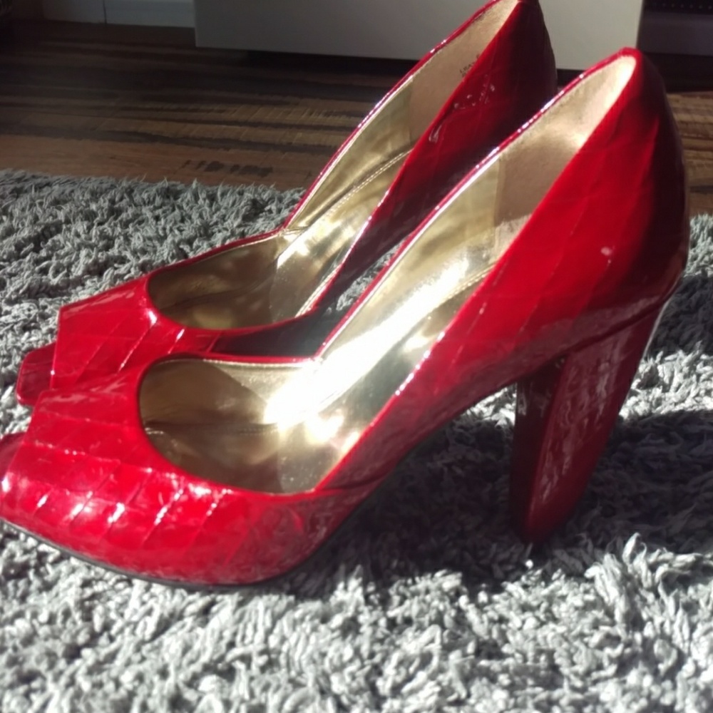 Red patent leather heels from Nordstrom!!!